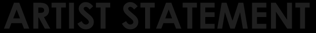 artist statement